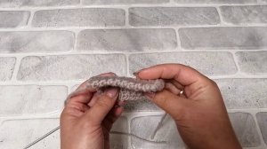 Закрытие резинки 1х1 иглой для планок и низа изделий