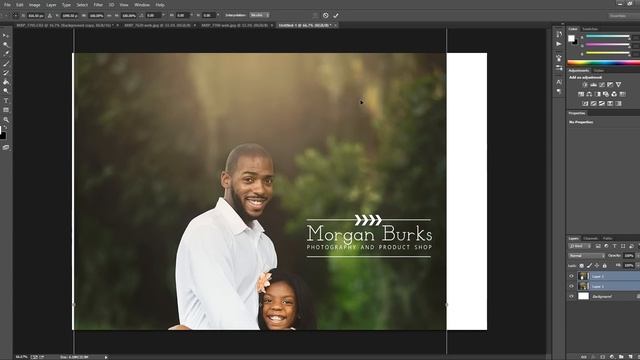 How to create a side-by-side collage in Photoshop CC смотреть онлайн