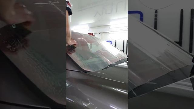 Porsche Cayenne - тонировка лобового стекла хамелеон, тонировка передних стекол атермальной пленкой смотреть онлайн