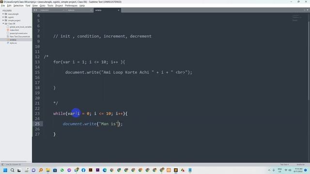 12. JavaScript Loops (while loop, for loop, do while loop) смотреть онлайн
