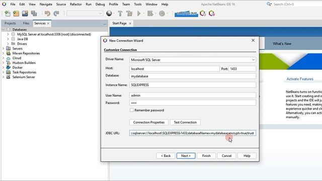 Netbeans 16 with MS SQL SERVER 2022 #5: Connect SQL Server to Netbeans 16 смотреть онлайн