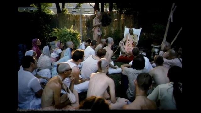 Шрила Прабхупада - групповая джапа.