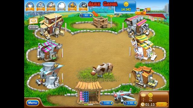 Farm Frenzy Pizza Party only GOLD German Street 1 (level 70) Веселая ферма Печем пиццу Немецкая 1 смотреть онлайн