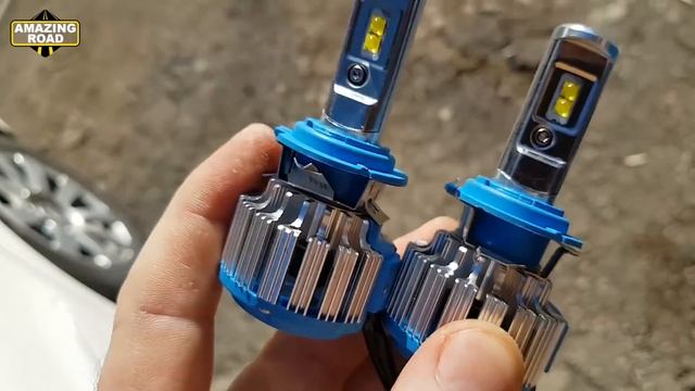 Mercedes W211 How to install LED bulbs H7 in dipped beam смотреть онлайн
