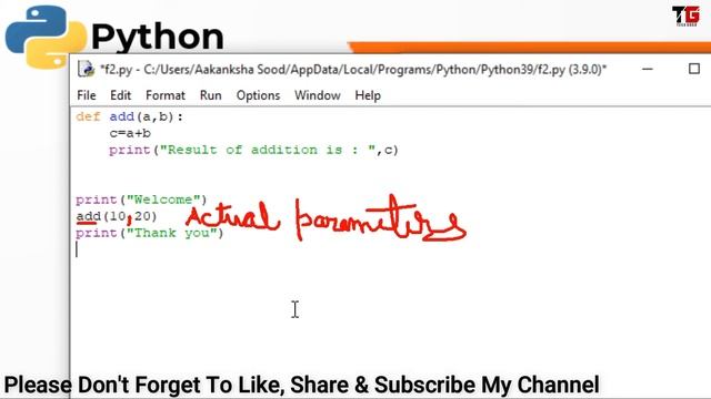 Function Arguments In Python In English By Aakanksha Sood || Video-14 || Tech GURU смотреть онлайн