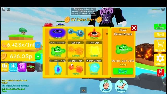 Купил Four Dimensions В Gergo's Lifting Simulator[2x coins event] Вернулся спустя 2 месяца.. смотреть онлайн