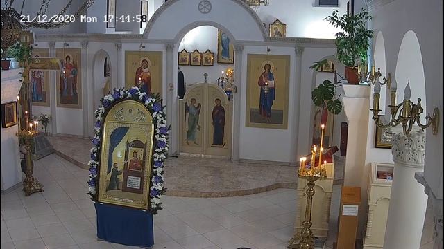 Иконы Божией Матери «Нечаянная радость». Вечерня. Андрее-Владимирский храм Кафедрального собора УПЦ смотреть онлайн