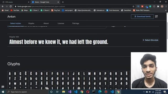 CSS text effects | Google Fonts | Font Awesome | CSS crash course for absolute beginners смотреть онлайн