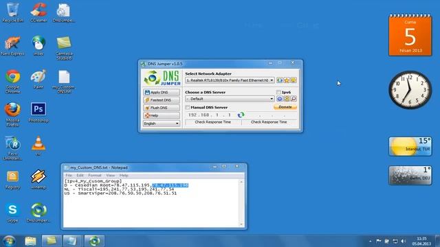 DnsJumper v1.0.5 (Ipv6 dns changer) смотреть онлайн