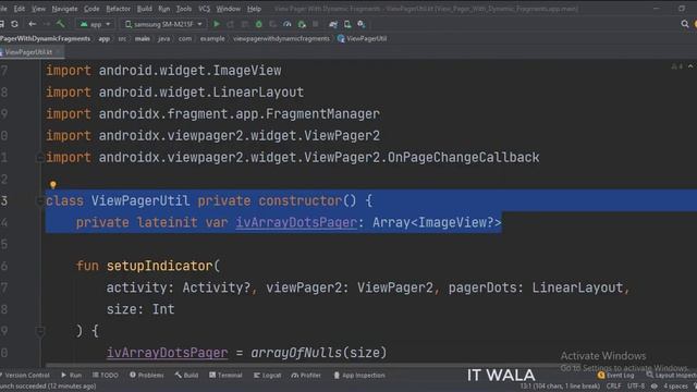 ANDROID - VIEW PAGER - 2 WITH DYNAMIC FRAGMENTS || TUTORIAL IN KOTLIN смотреть онлайн