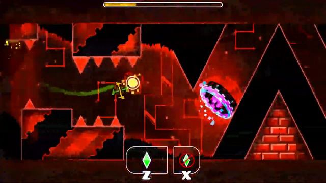 Geometry Dash #12 - SIDESTEP за 10 попыток смотреть онлайн