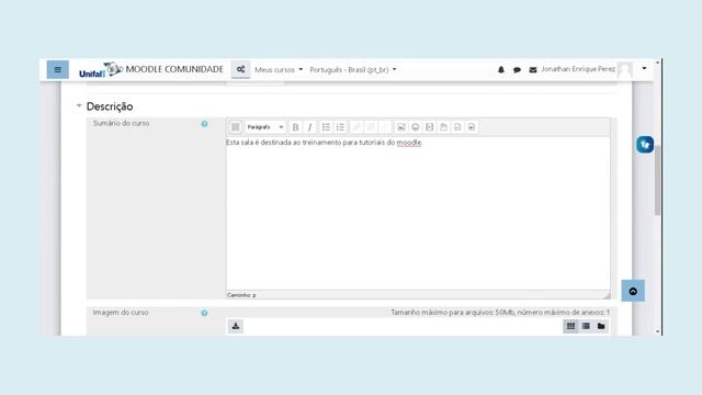 2.2.Configurações do curso (Moodle/UNIFAL-MG) смотреть онлайн