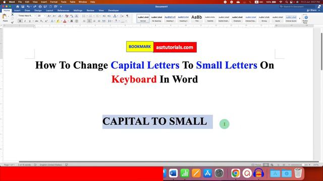 How To Change Capital Letters To Small Letters On Keyboard In Word смотреть онлайн