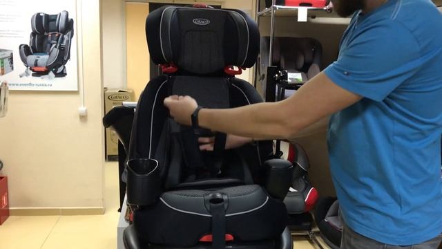 Видеообзор на детское автокресло Graco Nautilus смотреть онлайн