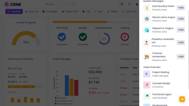 Project Management Dashboard Bootstrap 5 Admin Template with LTR Theme смотреть онлайн