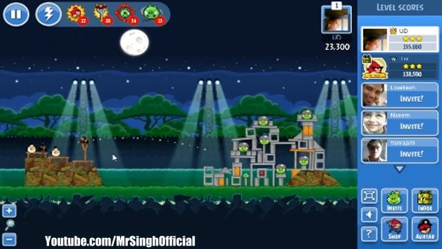 Angry Birds Friends - Tournament Week 22 All Levels Highscore 3Star Walkthrough Week 22 All Levels смотреть онлайн