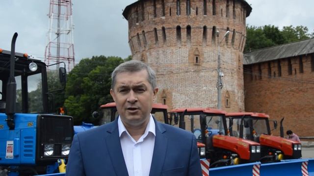 Глава города Смоленска Владимир Соваренко о новой технике смотреть онлайн