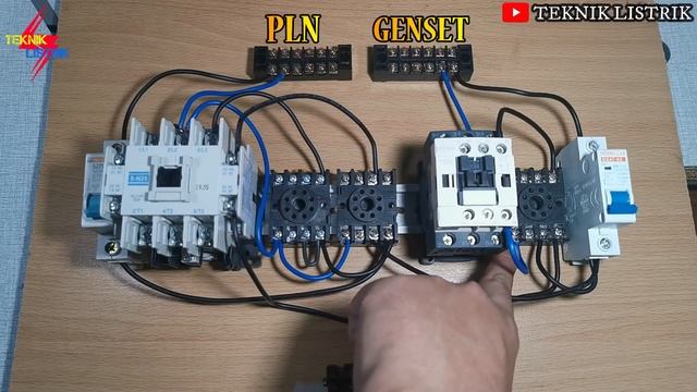 Cara Merakit Panel ATS (Automatis Transfer Switch) PLN Ke Genset Dengan Kontaktor