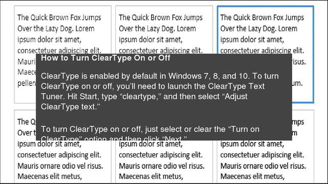 How to Tweak ClearType in Windows for Better Screen Readability смотреть онлайн