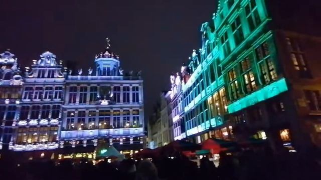 Новый год в Европе/Merry Cristmas/Рождество/Брюссель/Grand Place Brussel смотреть онлайн