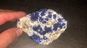 Lazurite. Лазурит, ляпис-лазурь Минерал из Афганистана.