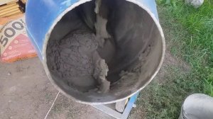 САМОДЕЛЬНАЯ БЕТОНОМЕШАЛКА НА 180 ЛИТРОВ