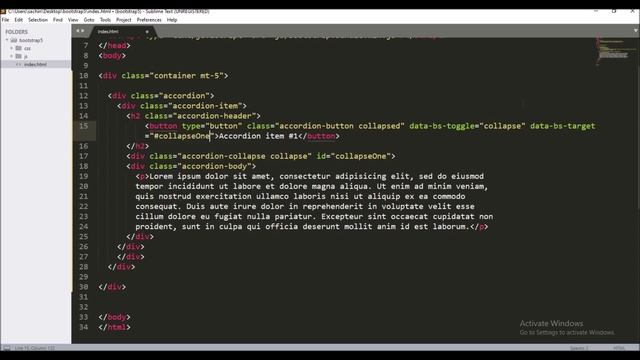 Bootstrap 5 Tutorials For Beginners In Hindi | Bootstrap accordion смотреть онлайн