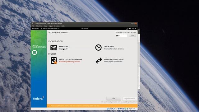 Fedora Workstation 25 Installation Walkthrough & Tutorial смотреть онлайн