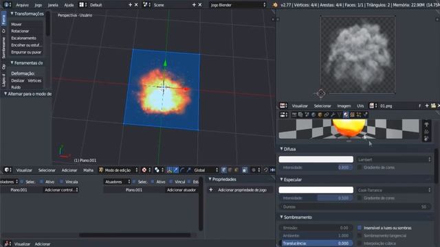 Como Criar Explosões Sem Script Python Blender BGE (Blender Game Engine) смотреть онлайн