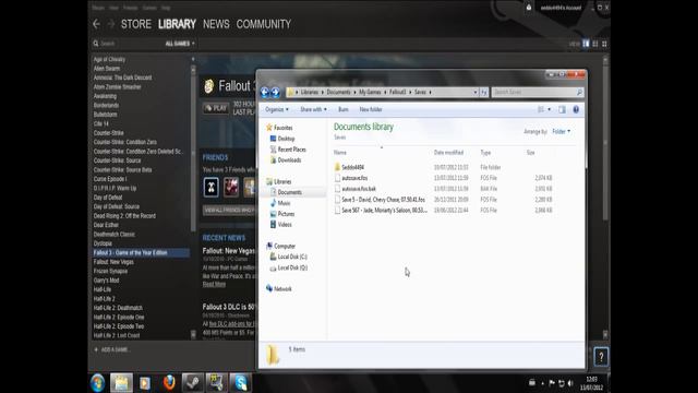 Fallout 3 - Making Saves Available Off GFWL смотреть онлайн