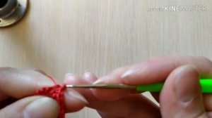 Браслет вязаный крючком