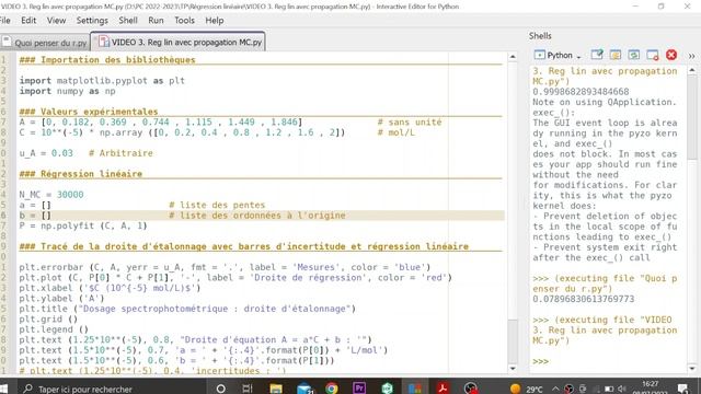 ? PYTHON #4 : Propagation d'incertitudes avec simulation Monte Carlo смотреть онлайн