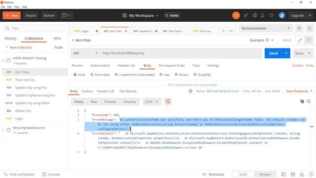 Create JWT in ASP.NET Core and use it for Authorization смотреть онлайн