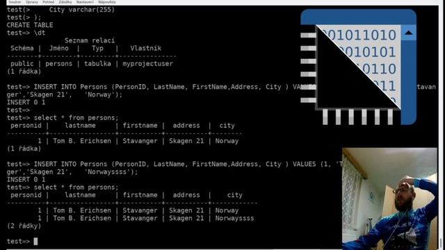 #SQL databáze: #PostgreSQL #livestream смотреть онлайн