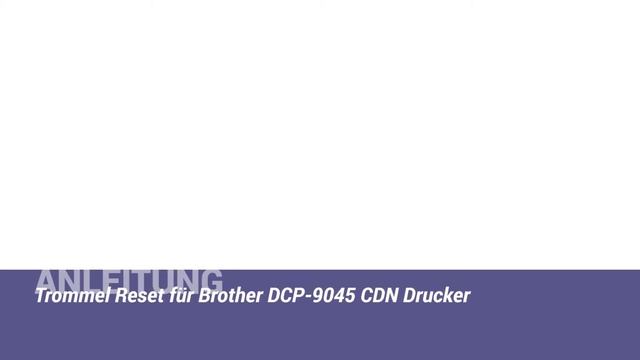 Anleitung: Brother DCP-9045 CDN Trommel Reset ✅? смотреть онлайн