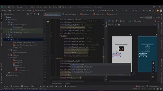 Cara membuat PopUp Message mengguanakan AlertDialog pada Android studio смотреть онлайн