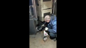 Розжиг котла или калорифера на отработке