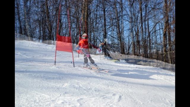 Соревнования по горным лыжам на Вишневой горе в Саратове 2020. смотреть онлайн