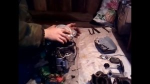 Разборка двигателя Альфа 110 кубов, метадом молотка и отвертки