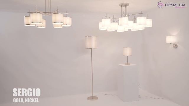 Настольная лампа/Торшер/Бра/Потолочная люстра Crystal Lux Sergio смотреть онлайн
