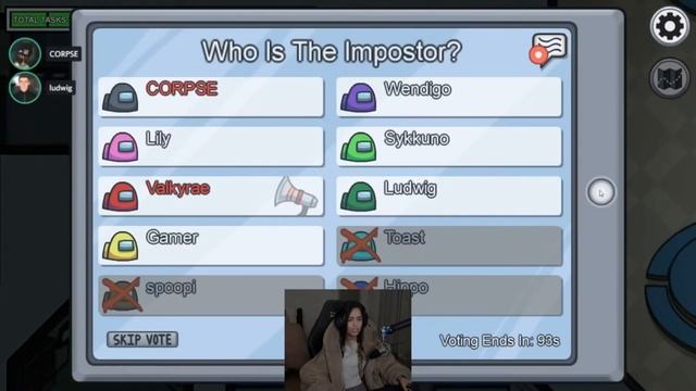 9999 IQ Plays Outsmart Everyone!? CORPSE & Valkyrae Imposters on Among Us смотреть онлайн
