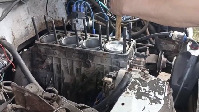 Установка поршневой группы ДВС ЗМЗ 402.Часть 2. смотреть онлайн
