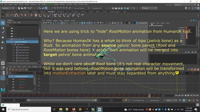 [Witcher 3][ANIMATIONS] HOWTO: Editing motionExtraction + retargeting in MAYA смотреть онлайн