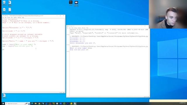 Accepting User Inputs in Python #in English смотреть онлайн
