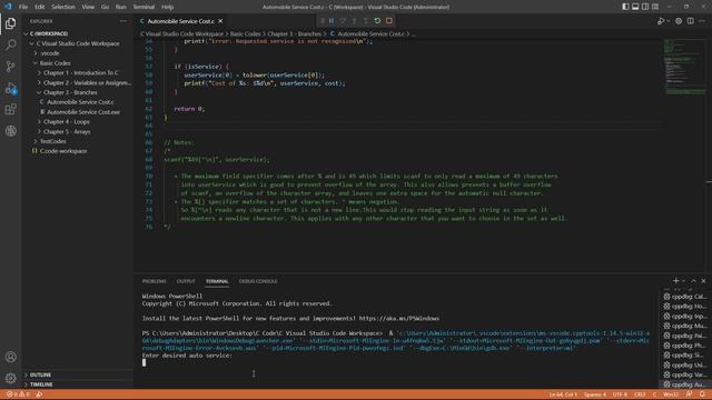 C Lab: Automobile Service Cost смотреть онлайн