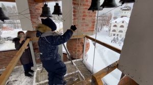 Колокольный звон. Егор Чухлеб, 6 лет. Николо-Сольбинский монастырь