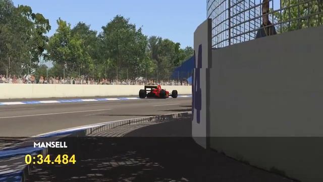 Assetto Corsa - ASR Ferrari 641/2 MANSELL ADALAIDE смотреть онлайн