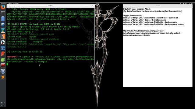 SQL Injection Attack, A Very Basic Example смотреть онлайн