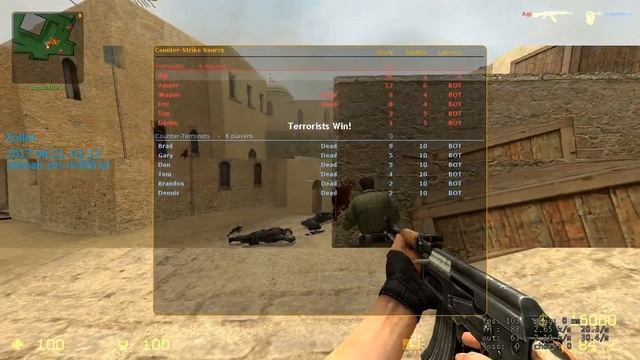 Liftes Counter Strike Source Botgame Stat 20170422 смотреть онлайн
