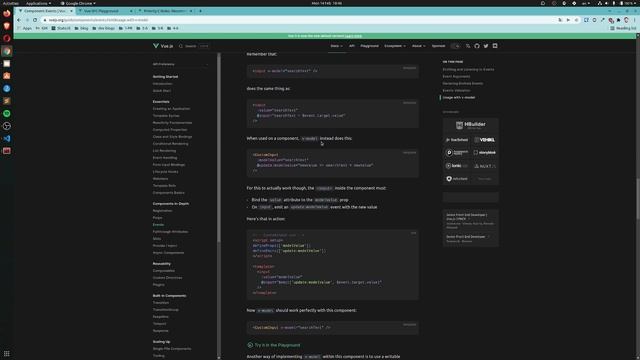 Reading the new VueJs.org docs LIVE! - Part 19 - Component Events смотреть онлайн
